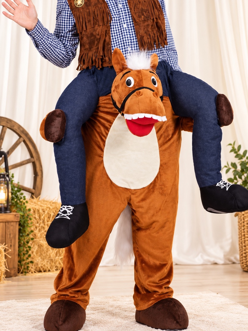 Animal Puppet Artificial Leg Pants Costume Magic Pants Adult Costume